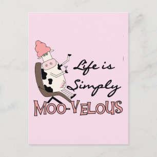 Cow Simply Moo-velous Tshirts and Gifts Postcard