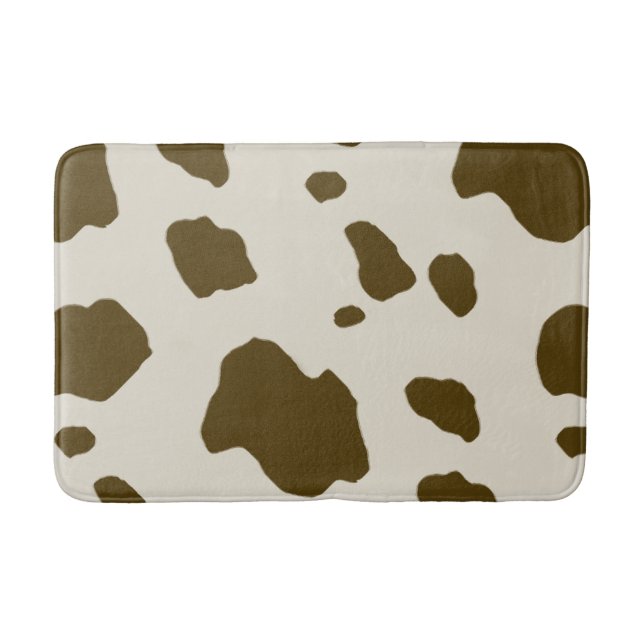 COW SKIN Brown Bath Mat (Front)