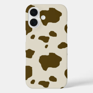 COW SKIN brown iPhone 16 Case