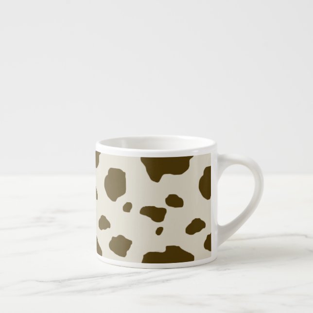 COW SKIN brown Espresso Cup (Right)
