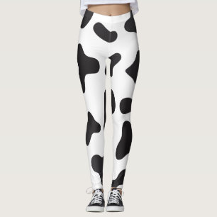 Cow Skin Texture Leggings
