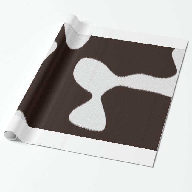 Cow Skin Texture Wrapping Paper (Unrolled)