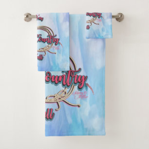 Cow Skull And Rope Bath Towel Set