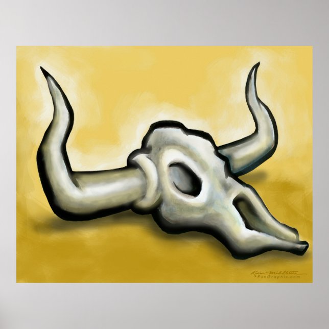 Cow Skull Poster (Front)