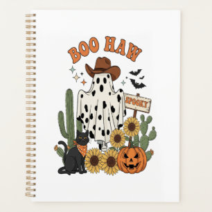 Cow Spot Ghost Western-Funny Halloween Planner