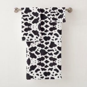 Cow Spots Bath Towel Set