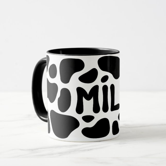 Cow Spots Milk Mug (Front Left)