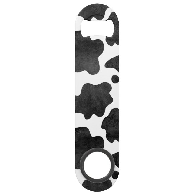 Cow Spots Pattern Black and White Animal Print (Front)