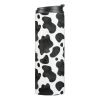 Cow Spots Pattern Black and White Animal Print
