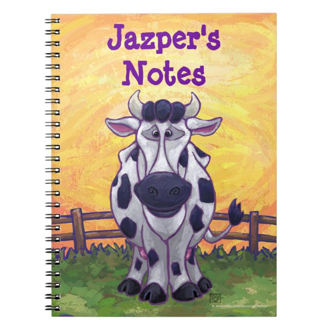 Cow Stationery Notebook (Front)