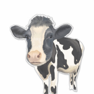 Cow sticker