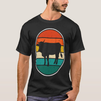 Cow Sunset Vintage T-Shirt