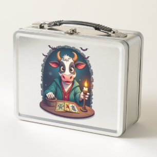 Cow Tarot of Terror Metal Lunch Box