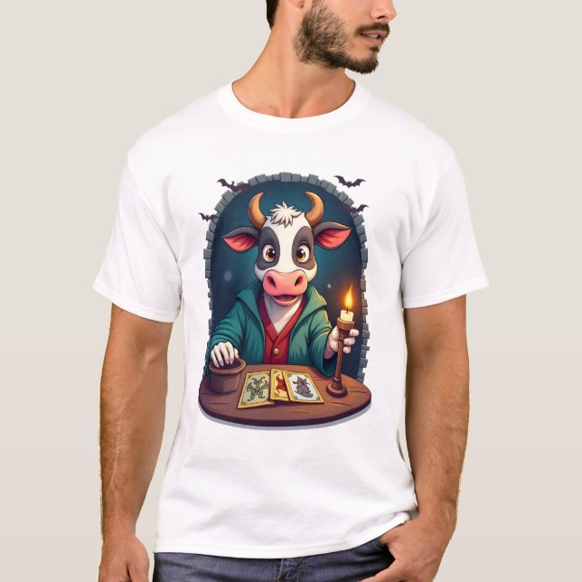 Cow Tarot of Terror T-Shirt (Front)