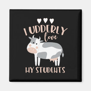 Cow Teacher Gift Magnet