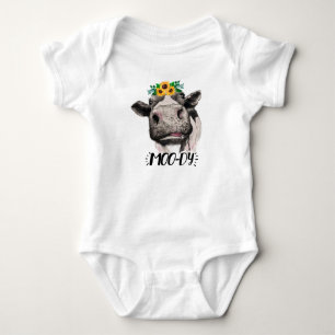 Cow Themed Clothes For Newborn Baby, Cow  Baby Bodysuit