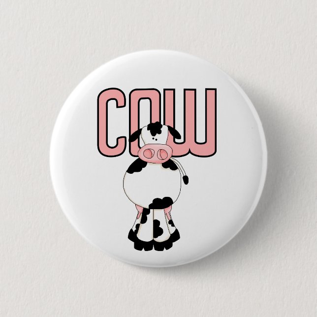 Cow Tshirts and Gifts 6 Cm Round Badge (Front)