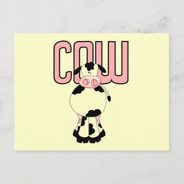 Cow Tshirts and Gifts Postcard (Front)