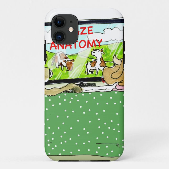 Cow TV Shows Funny Cartoon Case-Mate iPhone Case (Back)