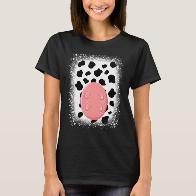 Cow Udders Costume Print  Halloween Costume T-Shirt (Front)