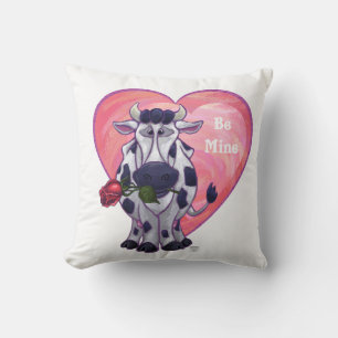 Cow Valentine's Day Cushion
