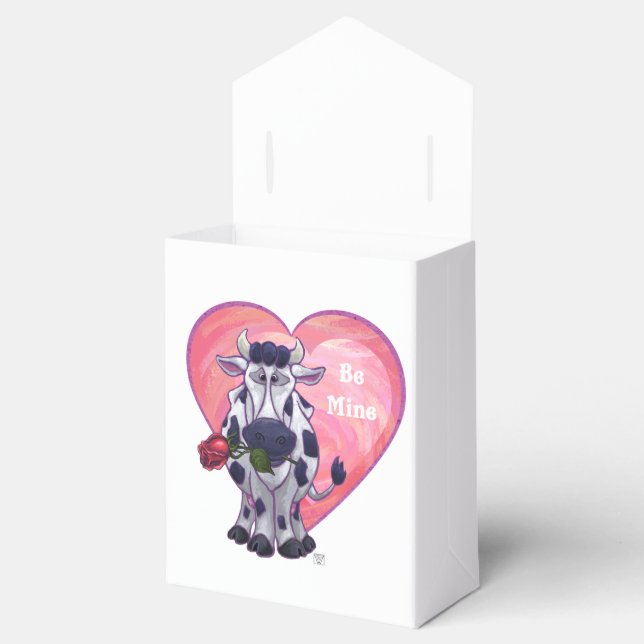 Cow Valentine's Day Favour Box (Opened)