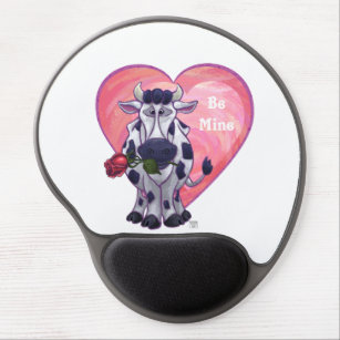 Cow Valentine's Day Gel Mouse Pad