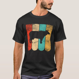 Cow Vintage Farming Animal  Beef Farmer Animals Co T-Shirt