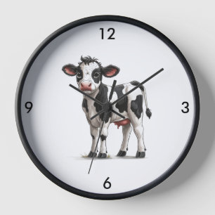 Cow Wall Clock