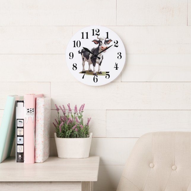 Cow Wall Clock (Reading Room)
