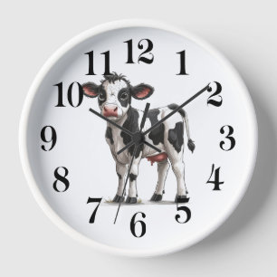 Cow Wall Clock