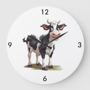 Cow Wall Clock