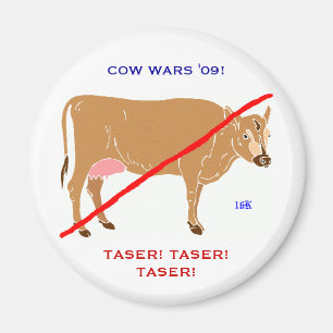 COW WARS '09! magnet