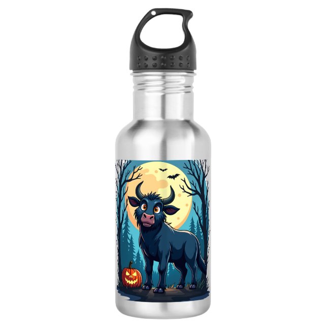 Cow Werewolf Transformation 710 Ml Water Bottle (Front)