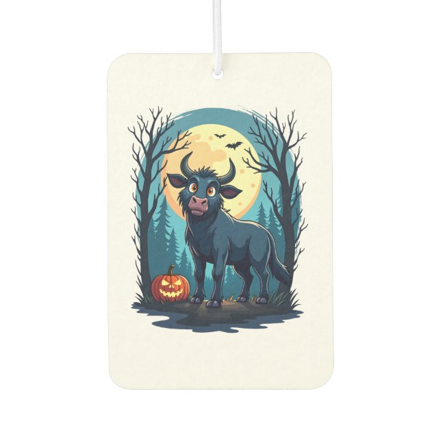 Cow Werewolf Transformation Car Air Freshener (Front)