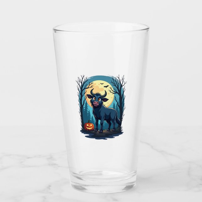 Cow Werewolf Transformation Glass (Front)