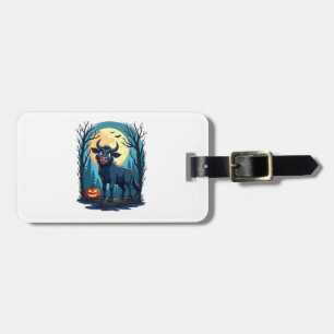 Cow Werewolf Transformation Luggage Tag