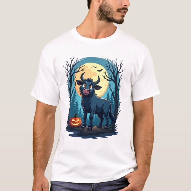 Cow Werewolf Transformation T-Shirt (Front)
