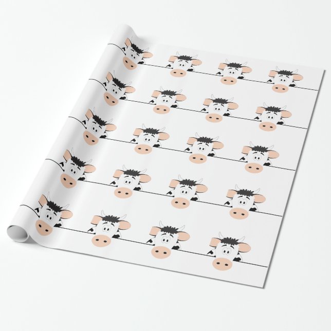 Cow Wrapping Paper (Unrolled)