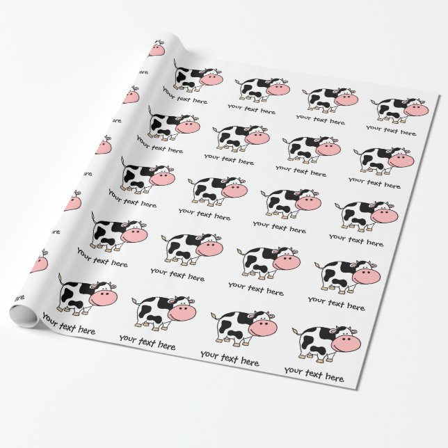 Cow Wrapping Paper (Unrolled)