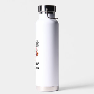 Cow You Don't Scare Me I Was Raised By A Mother Water Bottle