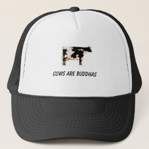 cow-zoom, cows are buddhas trucker hat