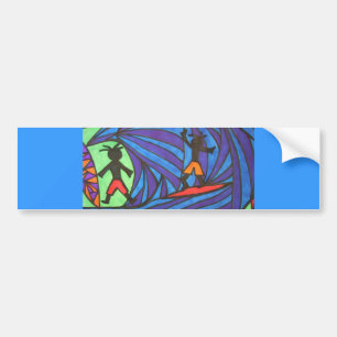 Cowabunga Bumper Sticker
