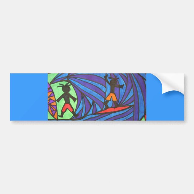 Cowabunga Bumper Sticker (Front)