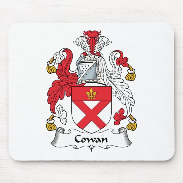 Cowan Family Crest Mouse Pad (Front)