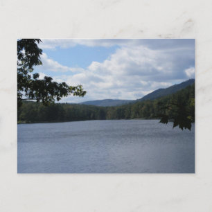 cowans gap state park pennsylvania lake trees postcard