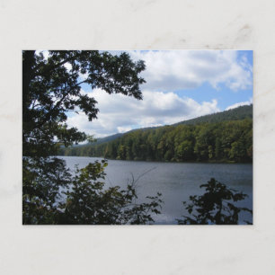 cowans gap state park pennsylvania lake trees postcard