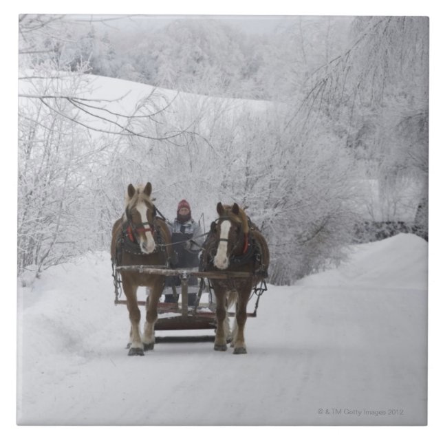 Cowansville, Quebec, Canada Ceramic Tile (Front)