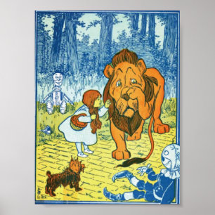 Cowardly Lion Poster