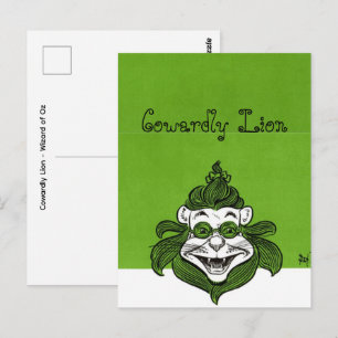 Cowardly Lion - Wizard of Oz Postcard